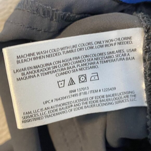 Eddie Bauer Men's Pants Size 34x30 Nylon Blend Gray Lightweight Stretch Casual W - Picture 10 of 13